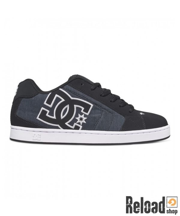 Scarpe DC Shoes Net Uomo – Pelle E Nabuk, Nero, Suola A Coppa, Taglia 41 EU