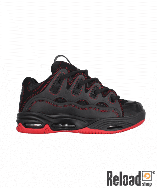 Scarpe Osiris D3 Black red red